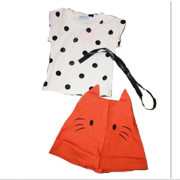 • HOST PICK!• LAST 1! 3PC SET Top & Cat Skirt• - Picture 5 of 7